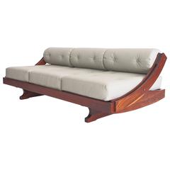Gianni Songia Model GS-195 Leather Sofa Produced by Sormani 2