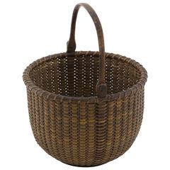 Open Round Nantucket Lightship Basket