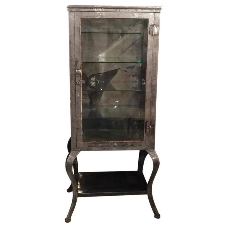 Industrial Steel and Glass Medical For Sale at 1stDibs