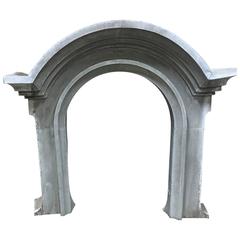 Late 19th Century French Zinc Window Surround