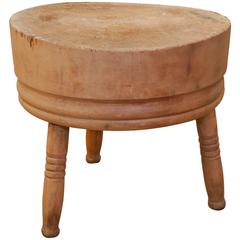 Large Round Butcher Block 11