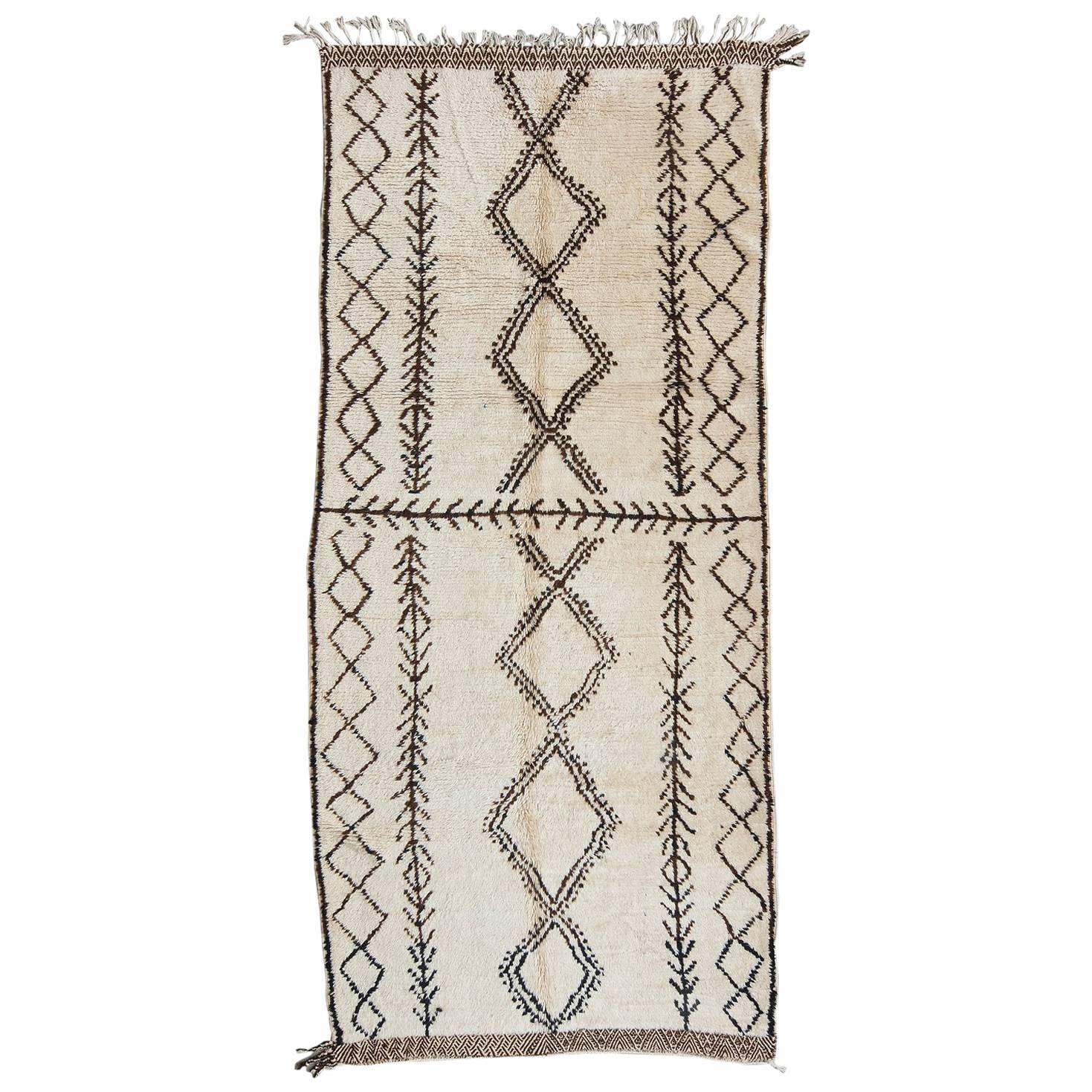 Vintage Moroccan Azilal Rug For Sale