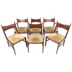 Mid-Century Modern Dining Table and Chairs by Lane 6