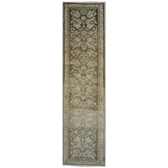 20th Century, Persian Malayer Runner Oriental Carpet