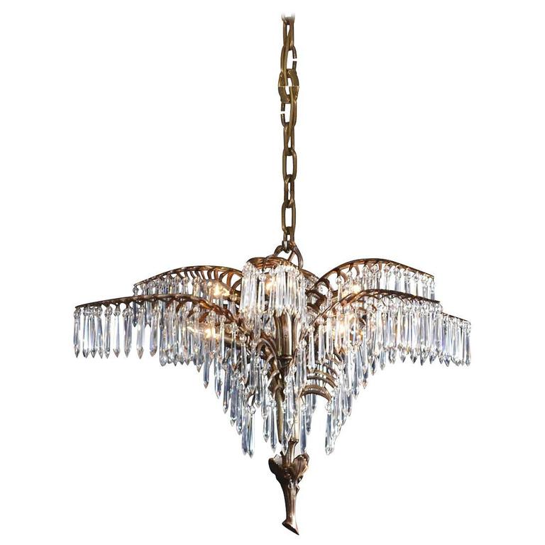 Josef Hoffmann 1918 Chandelier, Re-Edition For Sale