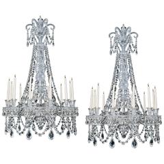 Fine Quality Pair of Mid-Victorian Antique Chandeliers Attributed to F&C Osler 8