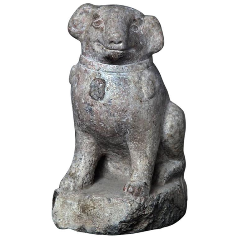 Important Ancient Chinese Effigy of a Pug Dog, Ming Dynasty 13681644