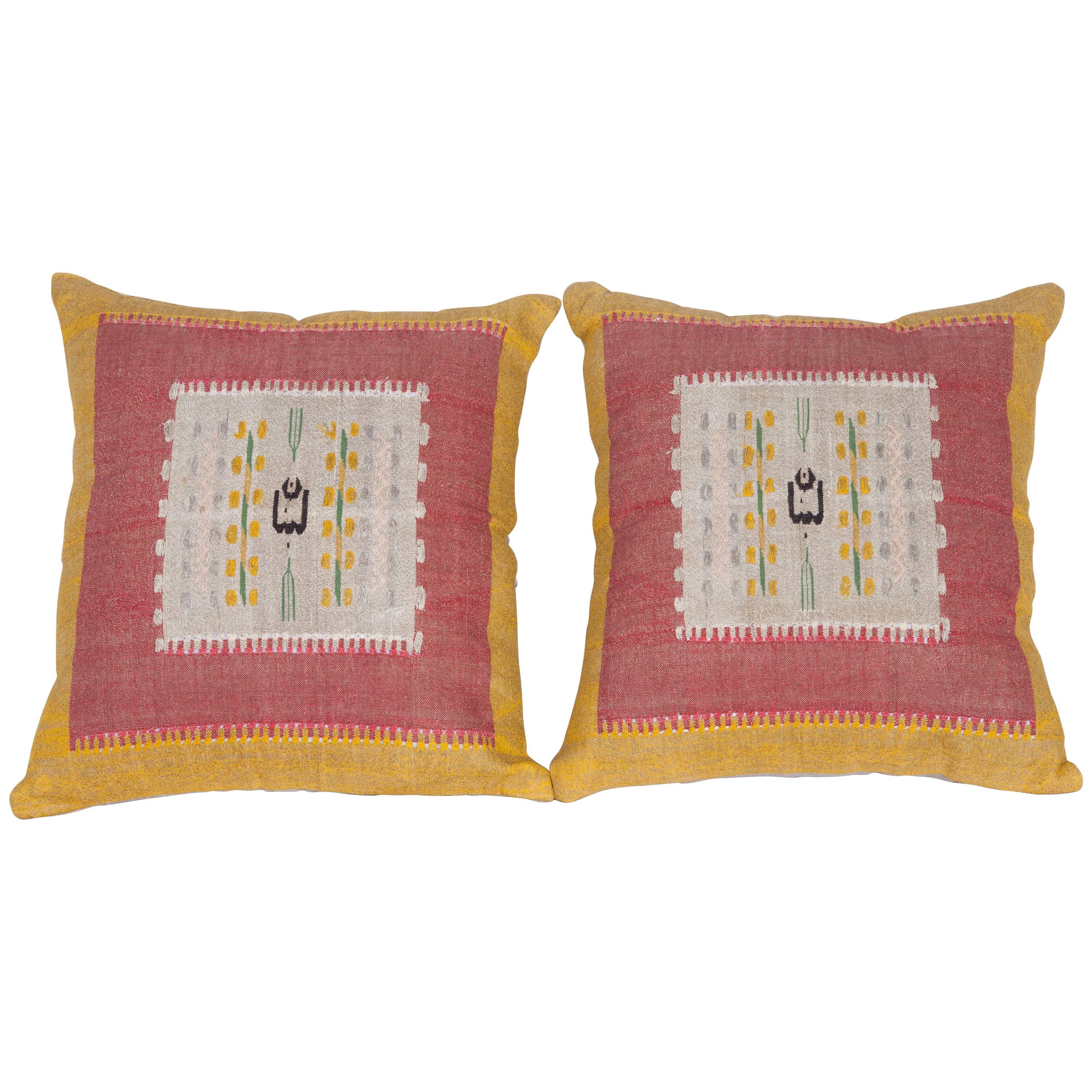 Antique Pillows Made Out of a Middle Eastern Pillow Tops