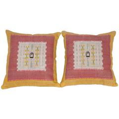 Antique Pillows Made Out of a Middle Eastern Pillow Tops