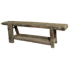 Antique French Carpenter
s Workbench