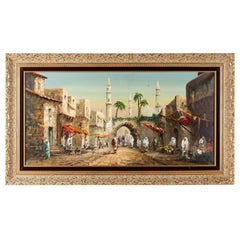 orientalisches Ölgemälde des 20. Jahrhunderts Signiert F. Kohlschmidt