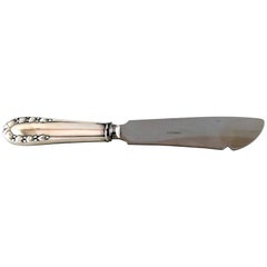 Antique Georg Jensen Lily of the Valley Silver Cake Knife