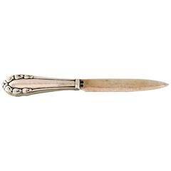 Georg Jensen Lily of the Valley Silver Rare Letter Knife