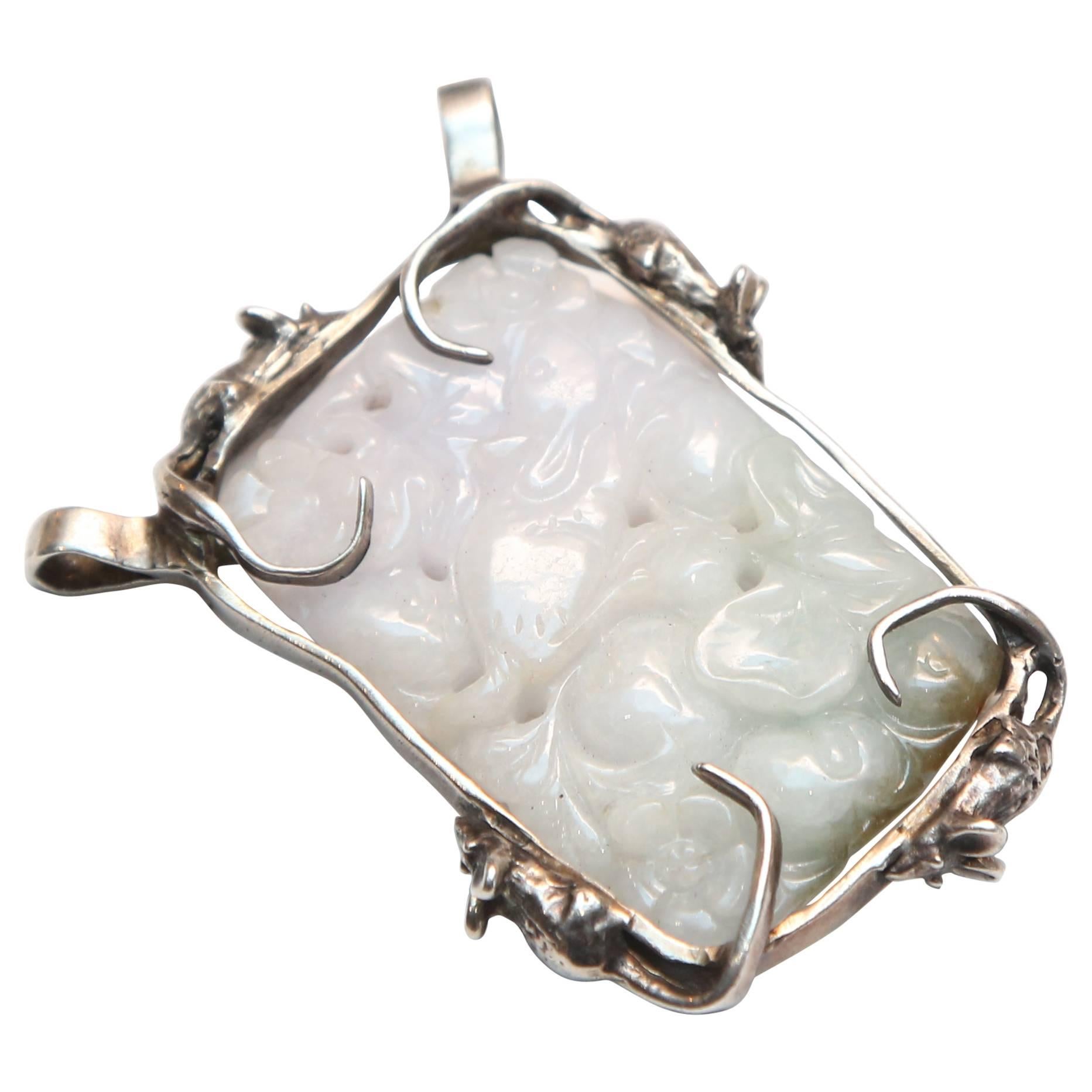 Unusual "Rat" Motif Jade Drop