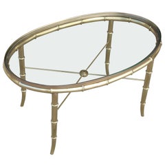 Superb Mastercraft Style Faux Bamboo Cocktail Table