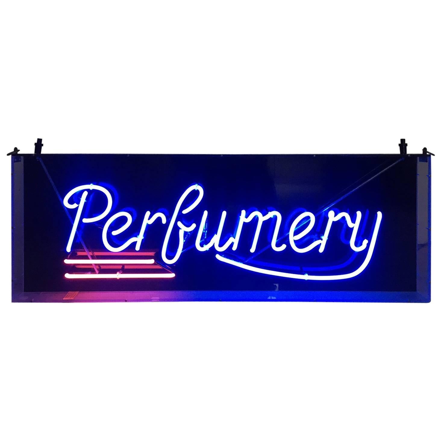 Vintage Neon Perfumery Sign
