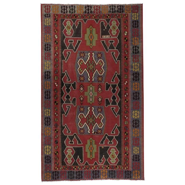 Caucasian Kilim Rug