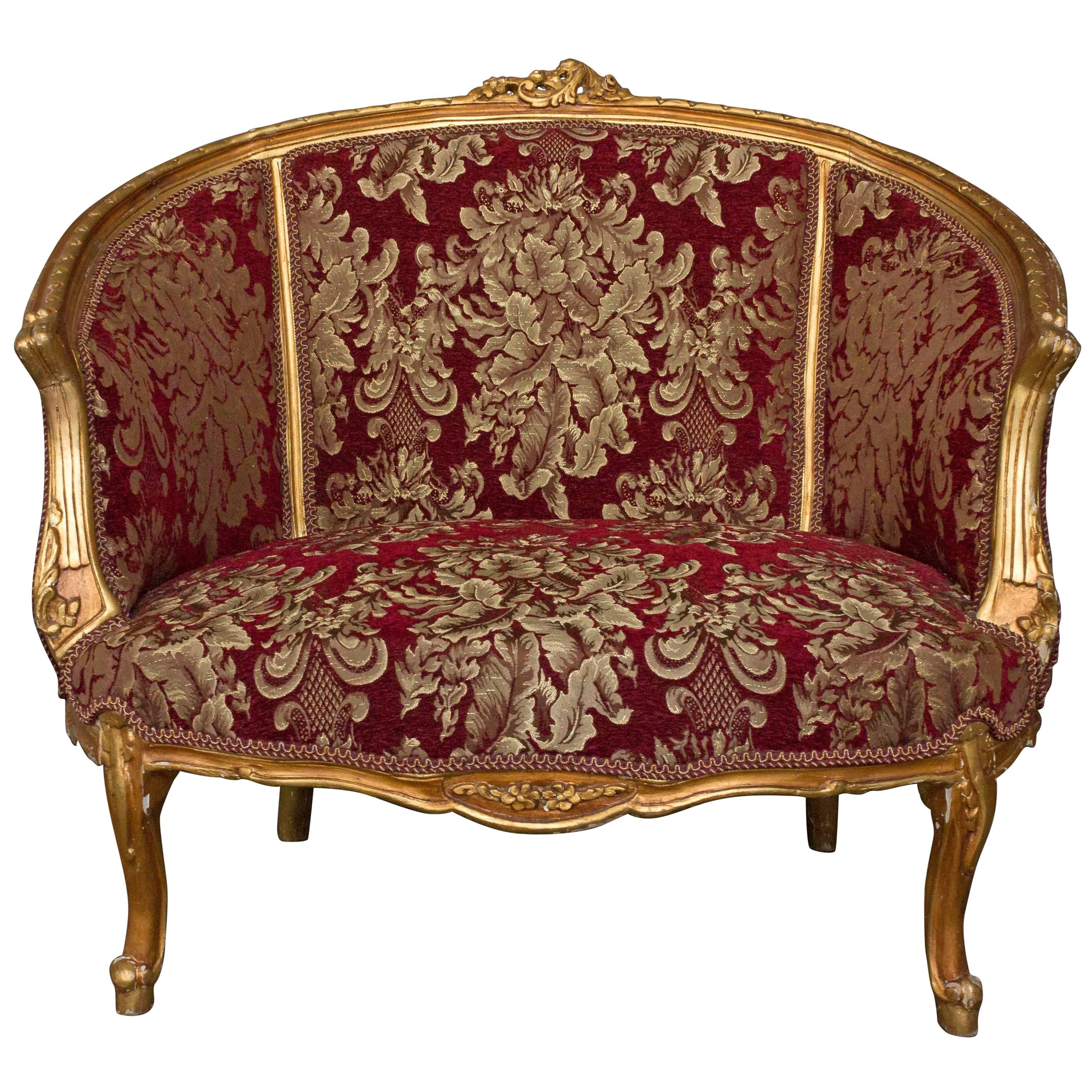 Gilt Rococo Style Marquise For Sale