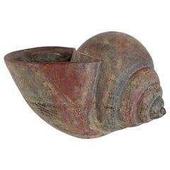Vintage Ceramic Shell Vessel