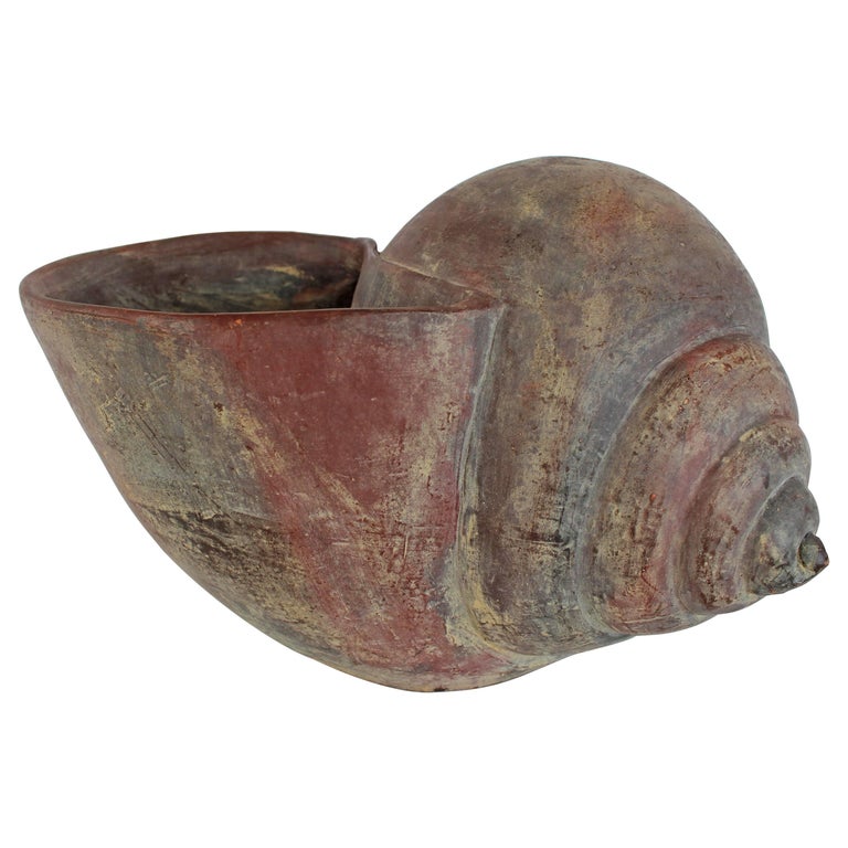 Ceramic Shell Vessel at 1stDibs