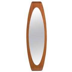 Italian Oval Plywood Mirror by Campo & Graffi 6
