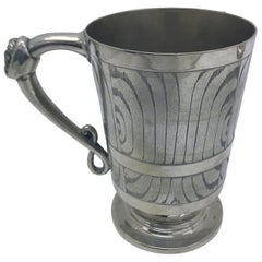 Victorian Silver Plated English Mug, circa 1870
