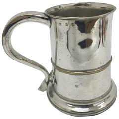 Old Sheffield Plate Tankard, 1760