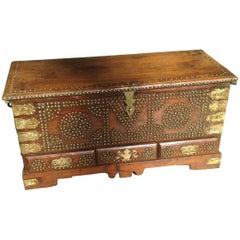 Enchanting Antique Anglo-Indian Dowry Chest