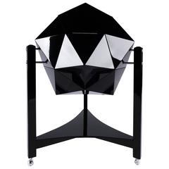 Ico Parisi Inspired Polyhedron Bar Cabinet 3