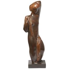 Sculpture "Lady with a Scarf" by Joseph Csaky 10