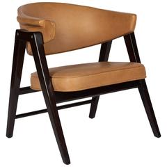 Single Compass Frame Armchair by Edward Wormley, American, 1950s 3