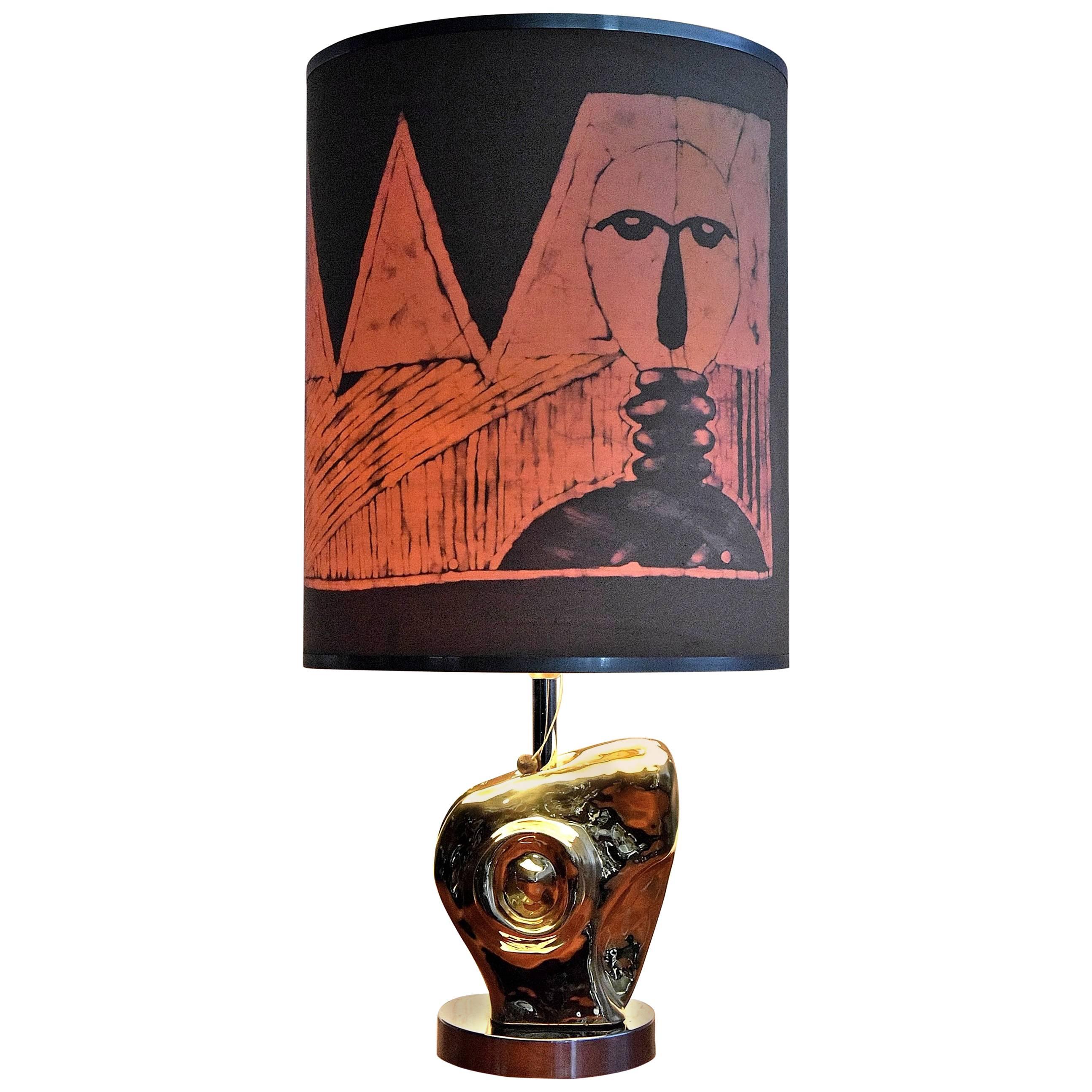 Hollywood Regency Table Lamp by Paolo Granchi For Sale