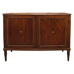 Italian Early 19th Century Walnut Veneered Sideboard or Credenza