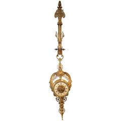 19th Century French Cartel or Wall Clock