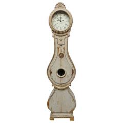 100% Original Painted Swedish Long Case Mora Clock
