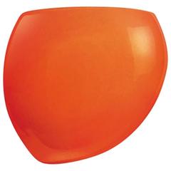 Glossy Orange Golf P1 Fluorescent Wall Light Sconce by Toso & Massari for Leucos