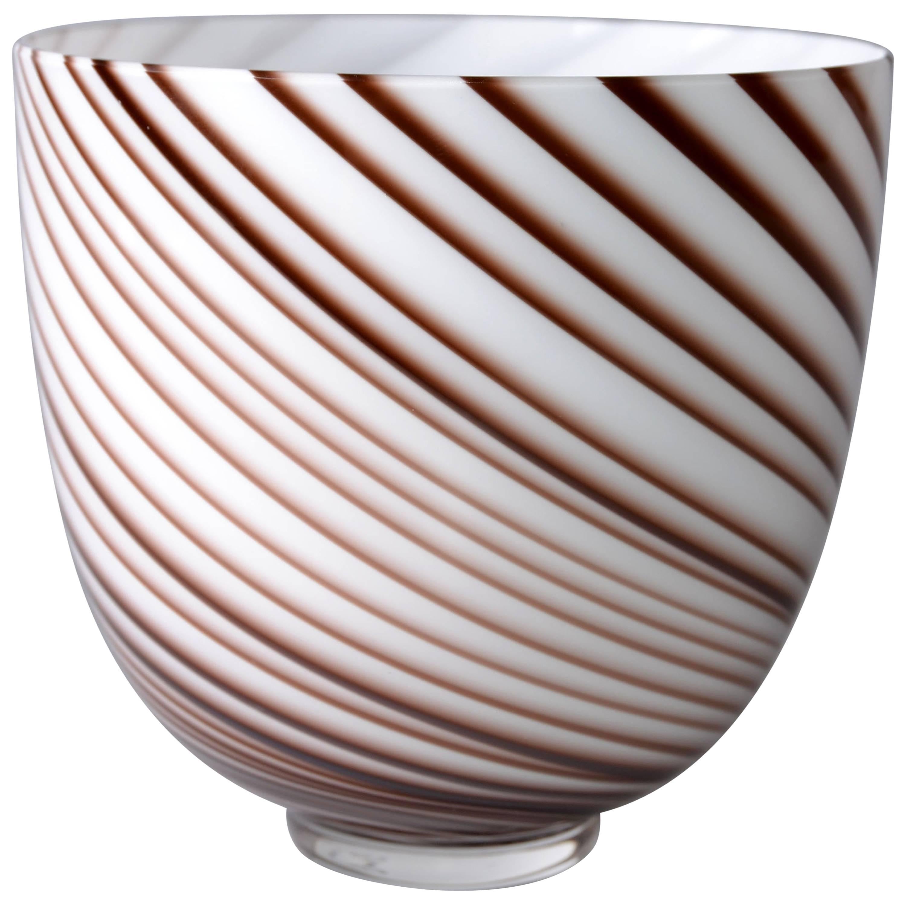 Original Tommaso Barbi Italian Murano Decorative Bowl or Vase