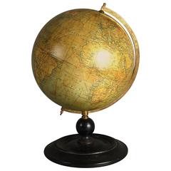 Early 20th Century Terrestrial Globe by Philip's of London