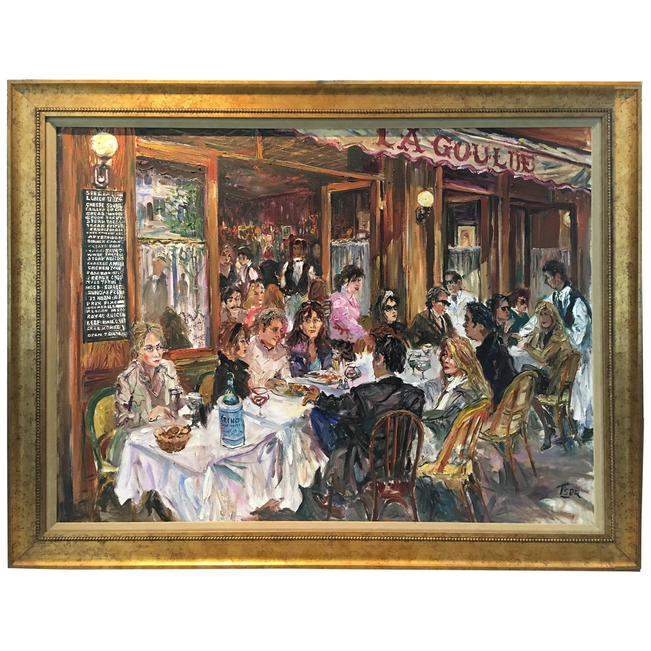 Magical Impressionist Painting of La Goulue Restaurant by Tsar