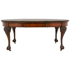 Antique Late Victorian Mahogany Extending Dining Table