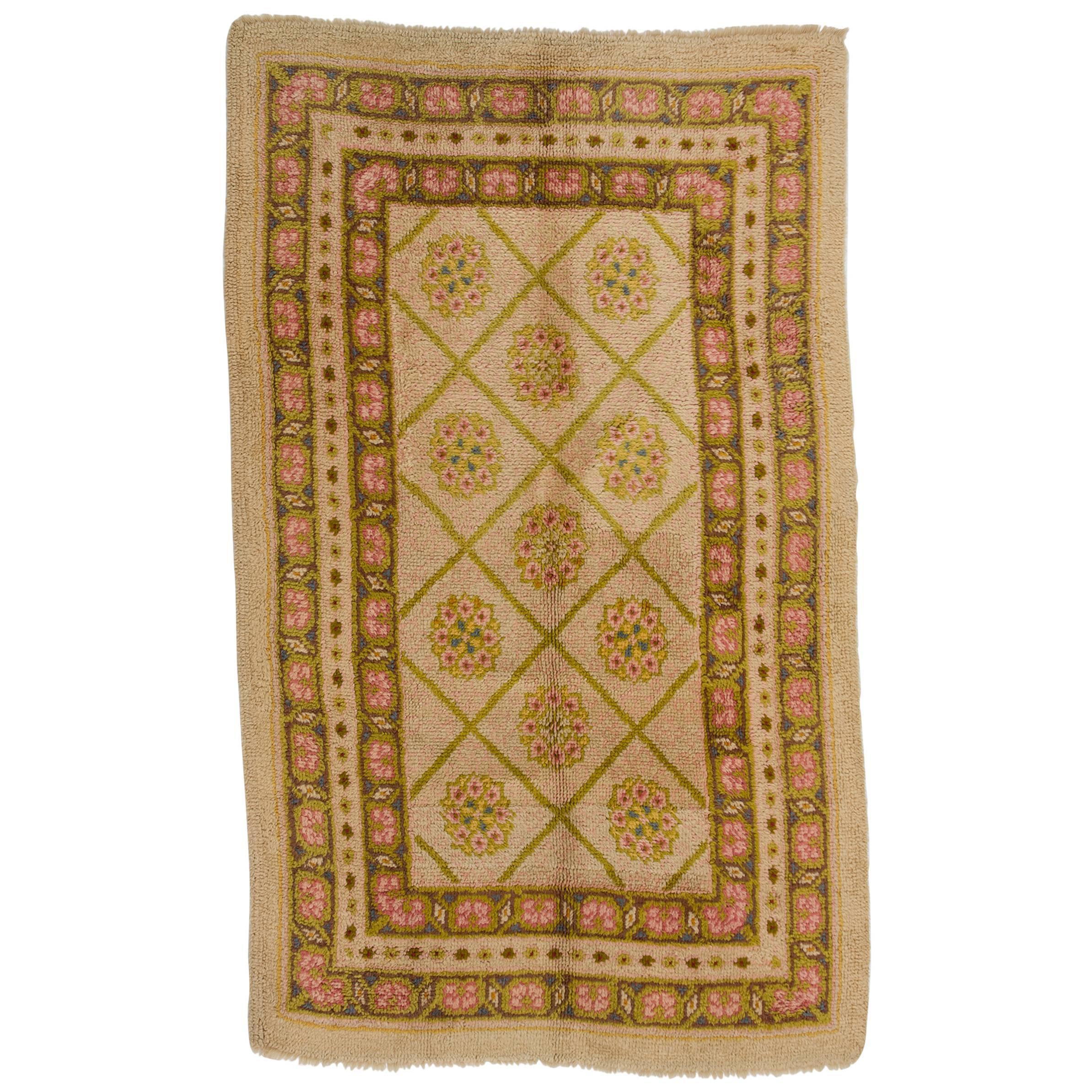 Italian Very Soft Vintage  Rug-  FINAL CLEARANCE SALE