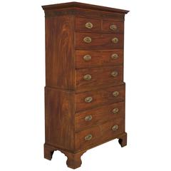 Mahogany George II Chest on Chest