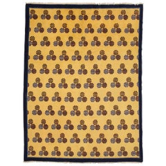 Vintage Ningxia Rug, Cintamani pattern