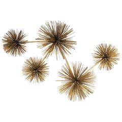 Curtis Jere Sea Urchin Wall Sculpture