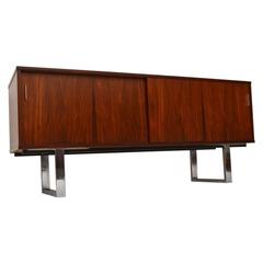 Rosewood and Chrome Vintage Sideboard by Gordon Russell Vintage, 1960s