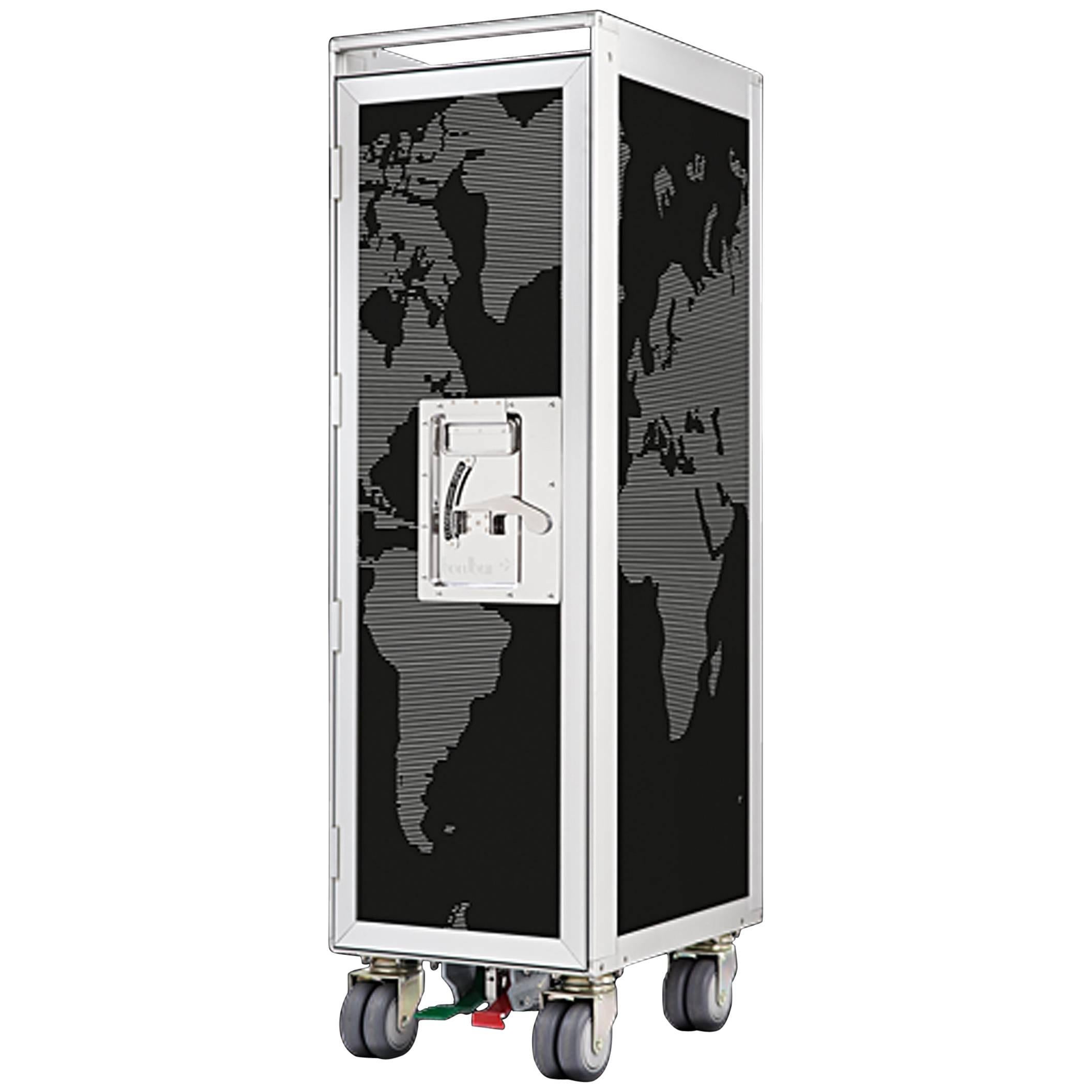 World Black Aircraft Bar Trolley For Sale