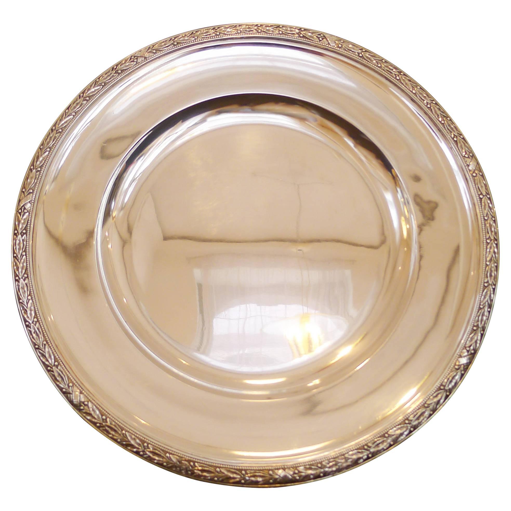 Silver Plate by J.C. Klinkosch For Sale