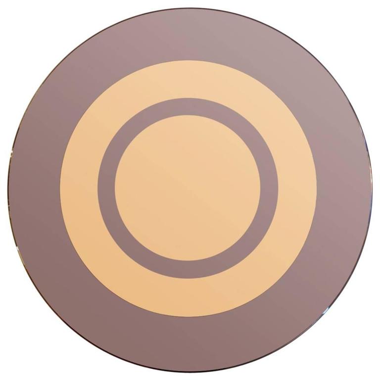Cristal Arte Circular Mirror For Sale