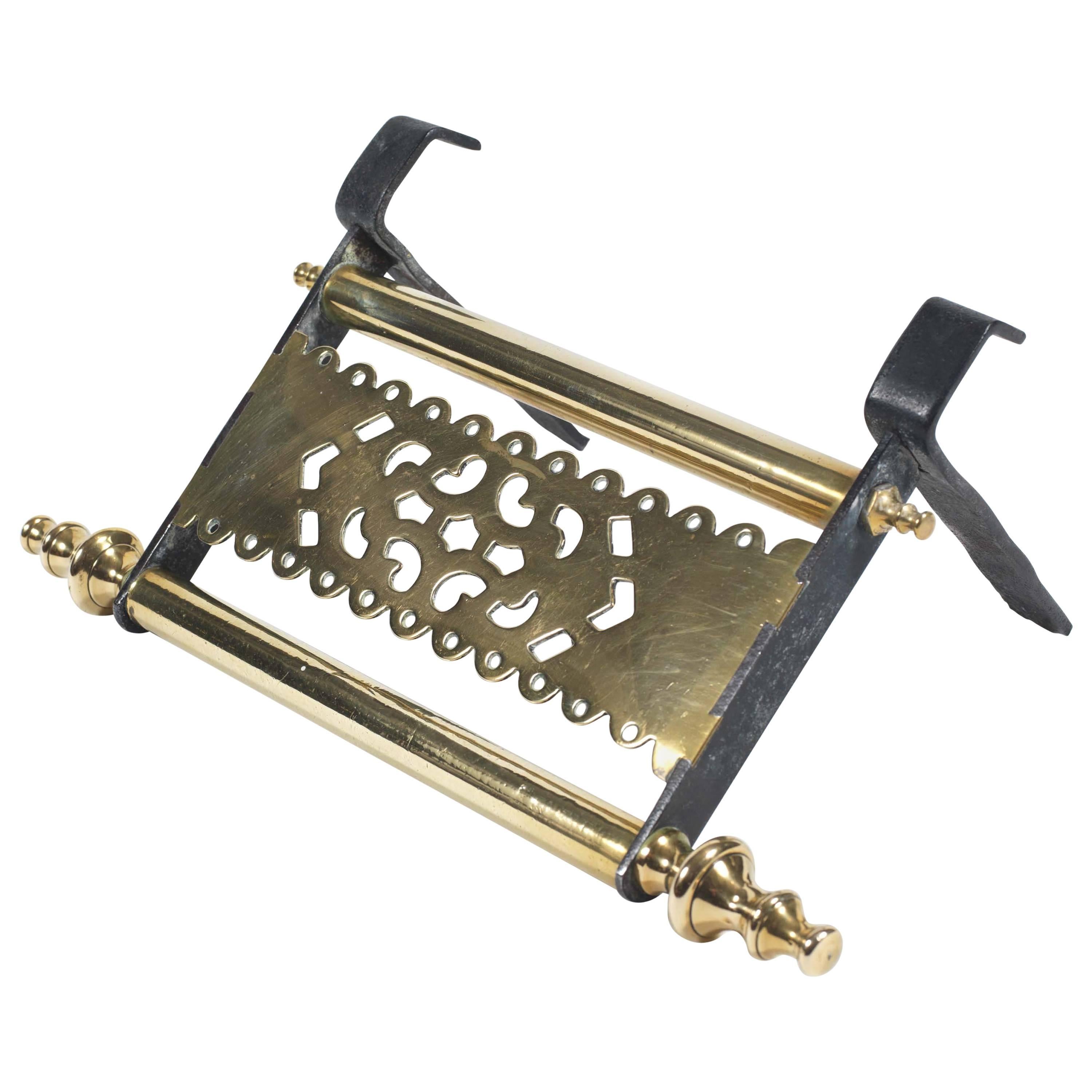 Early 19th Century Brass and Steel Trivet For Sale