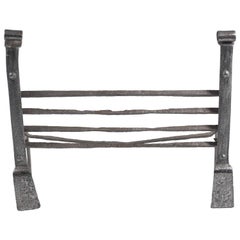 Antique Early 18th Century Welsh Iron Fire Front